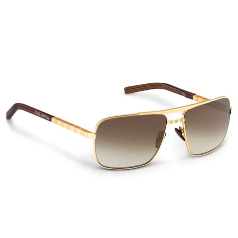 louis vuitton attitude sunglasses gold|louis vuitton aviator sunglasses men.